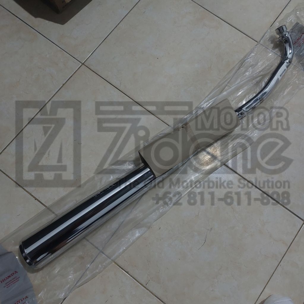 muffler kenalpot knalpot supra x lama bapak original HGP 18350-KEV-880