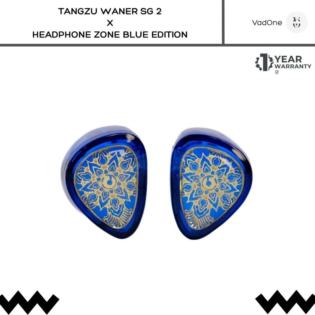 Tangzu Waner 2 / Wan Er SG 2 x Headphone Zone India Blue Edition Single Dynamic Driver IEM In-ear Mo