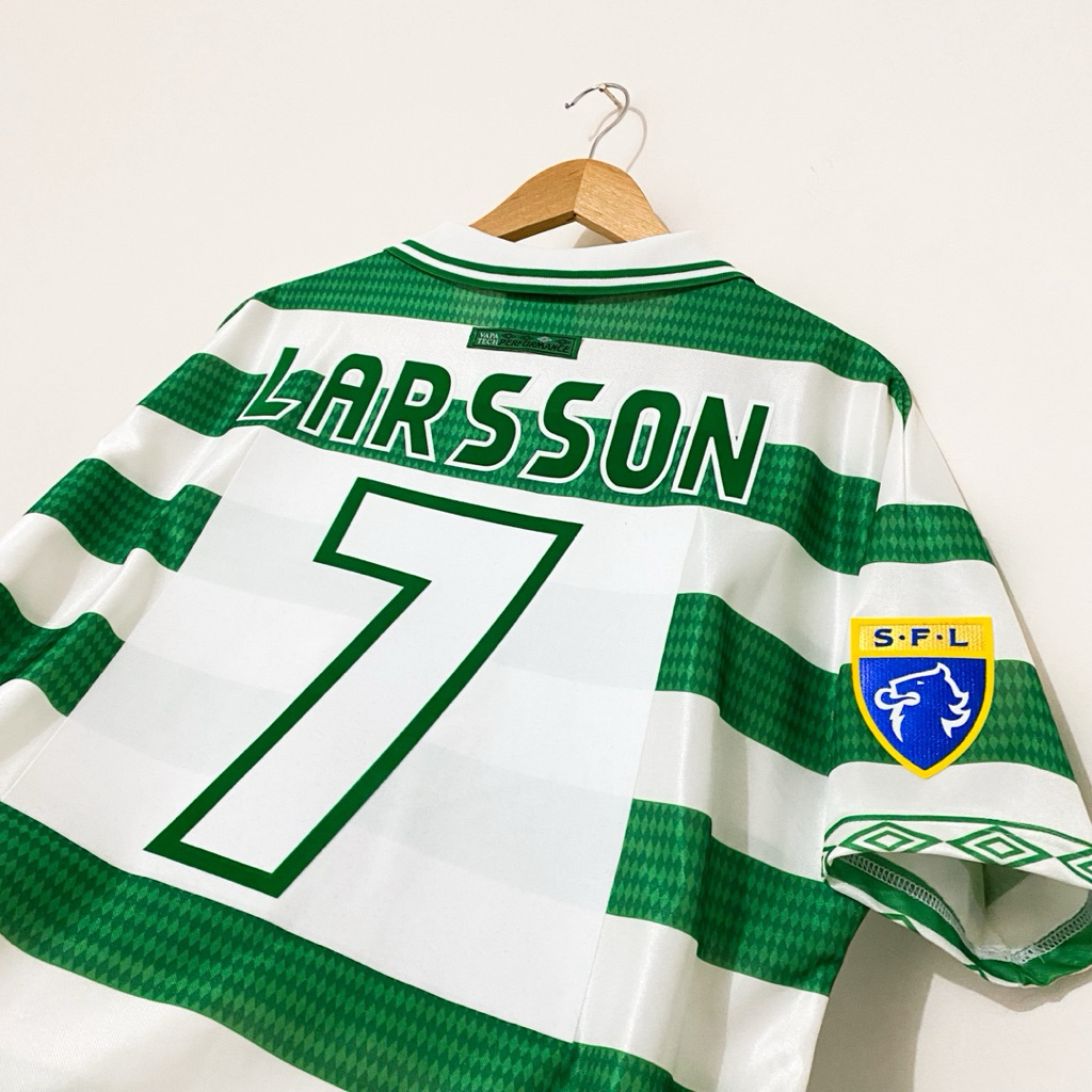 Jersey Celtic Home 1997-1999 (L) Larsson Original