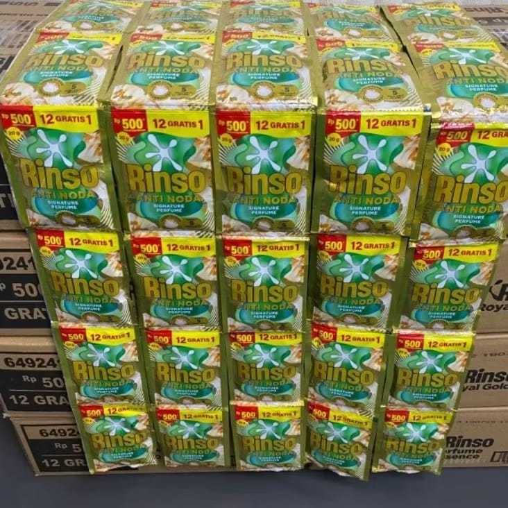 detergen rinso cair isi 52 sachet kemasan terbaru 20gr - HARGA GROSIR