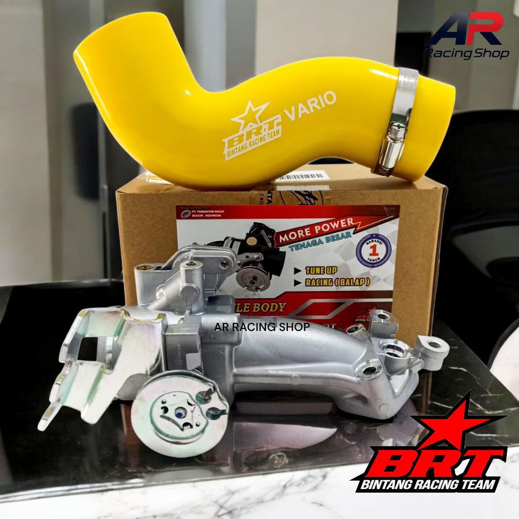 THROTTLE BODY TB BRT VARIO 125 VARIO 150 UKURAN 32 34 MM DAN VELOCITY BANANA RUBBER ORI ORIGINAL BRT