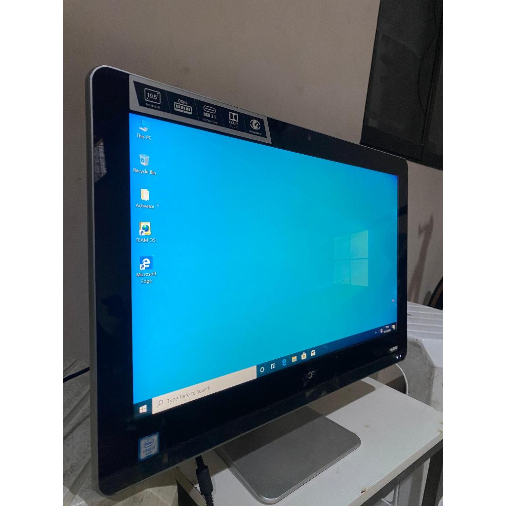 AllinOne Komputer Lengkap ACER Z20-780 Core I3 -6100U Ram DDR4 20GB Hdd 500GB Ramping Laptop tipis