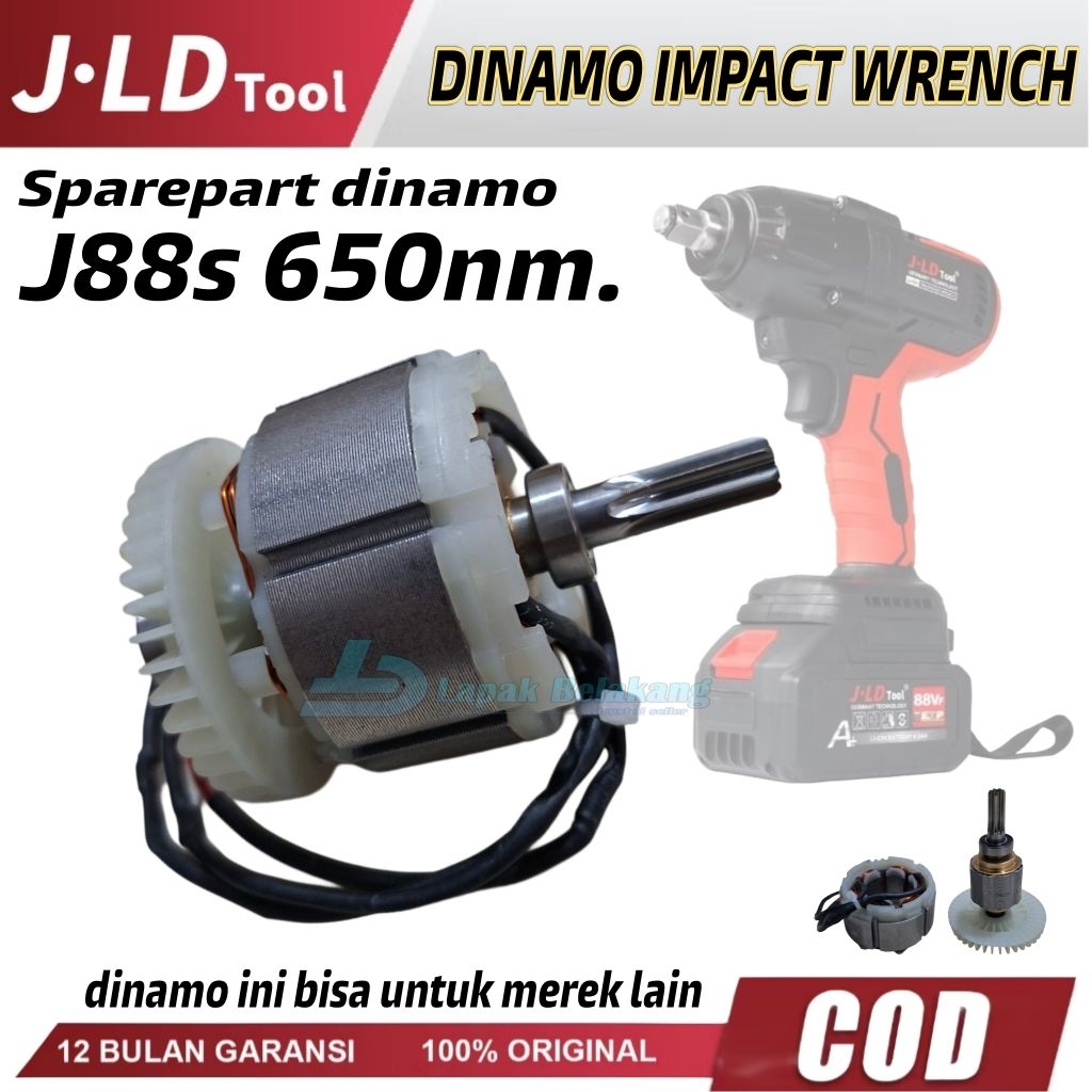 Dinamo Impact Wrench Brushless JLD MODERN SUNCTOOL 500-1800 NM Dinamo Motor Impact Wrench