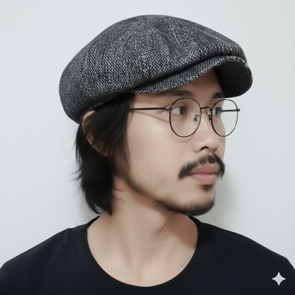 Topi Pelukis Dewasa / Topi Pelukis Pria / Topi Pelukis Wanita Topi Flat Cap CNS16/Topi Newsboy Cap/T