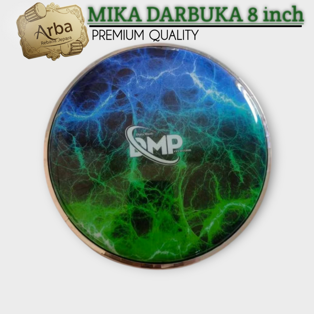 Mika Darbuka 8 inch / Mika Tam Hadroh 8 Inch New Flash Motif
