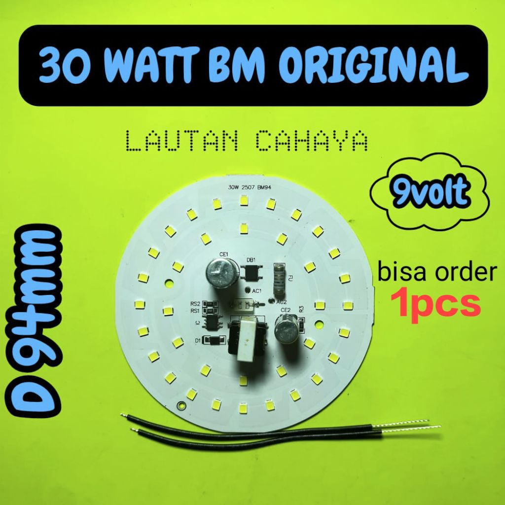 PCB LED AC BM 30 WATT / MESIN LAMPU LED
