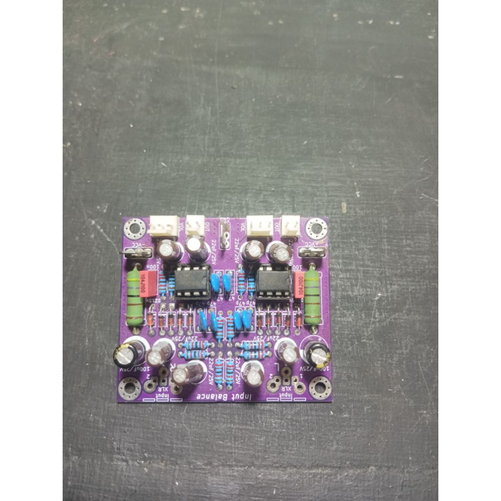 kit input balance stereo double layer