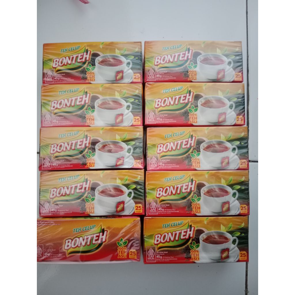 Teh celup BONTEH isi 25 pcs per box