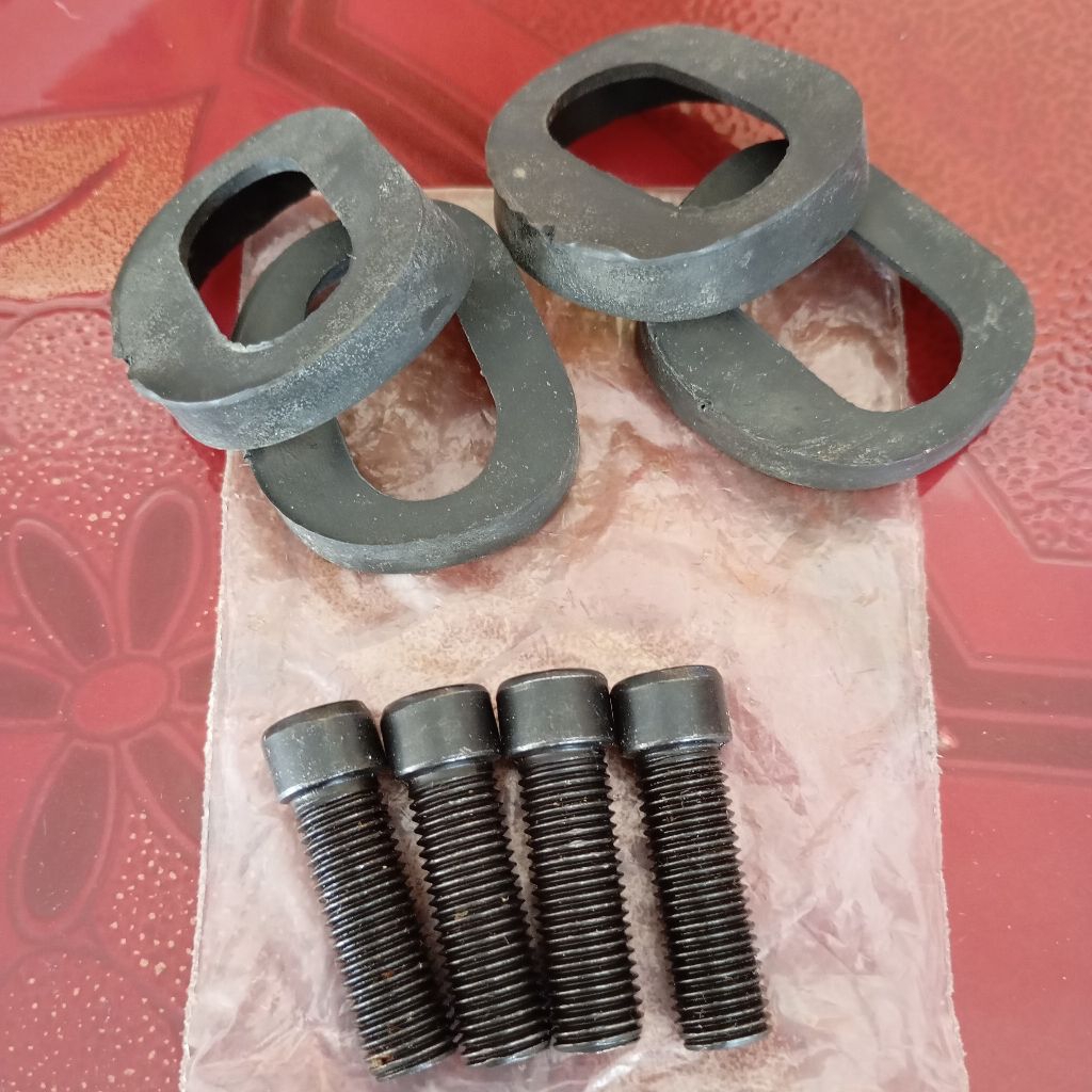 100L PAKET 4 BAUT + KARET M10 10MM 10 MM 30MM 30 MM