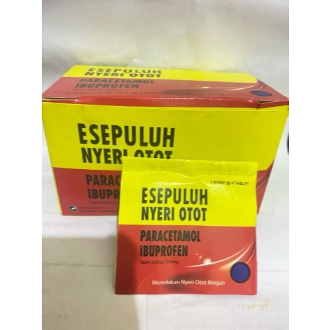 (Original) Esepuluh Nyeri Otot 1 Box 25 Strip - Obat Meredakan Nyeri Otot