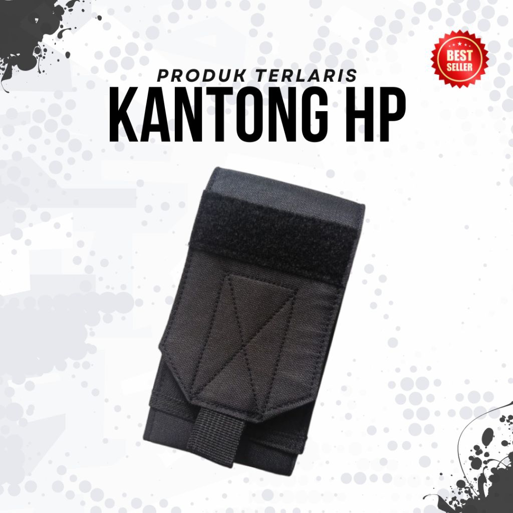 KANTONG HP - tas hp kopel set - kantong hp ikat pinggang tactical
