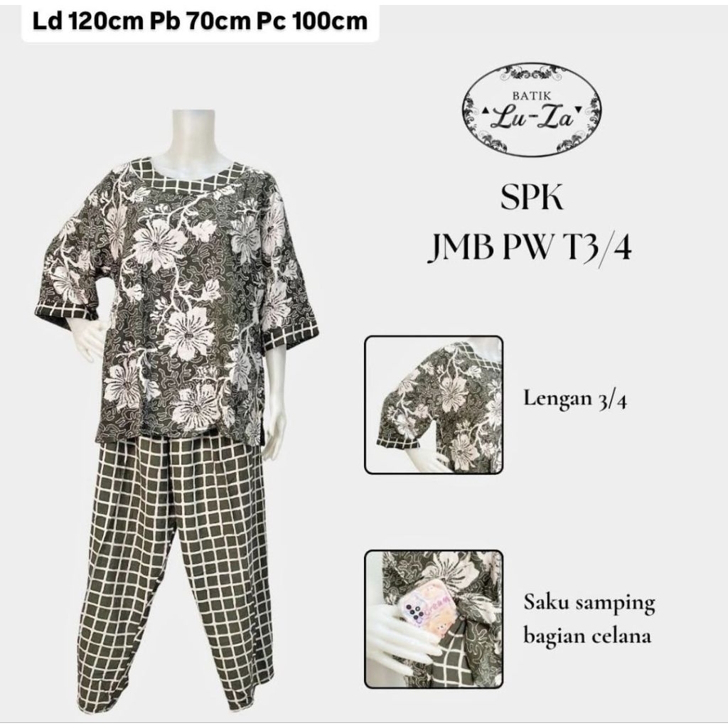 daster celana luza jumbo