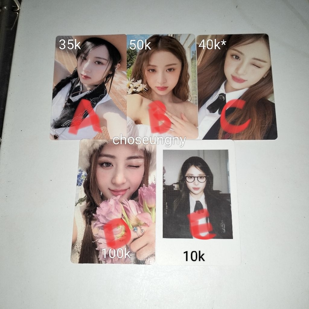 Le sserafim Yunjin Photocard Pc Tulip Sg23 Target