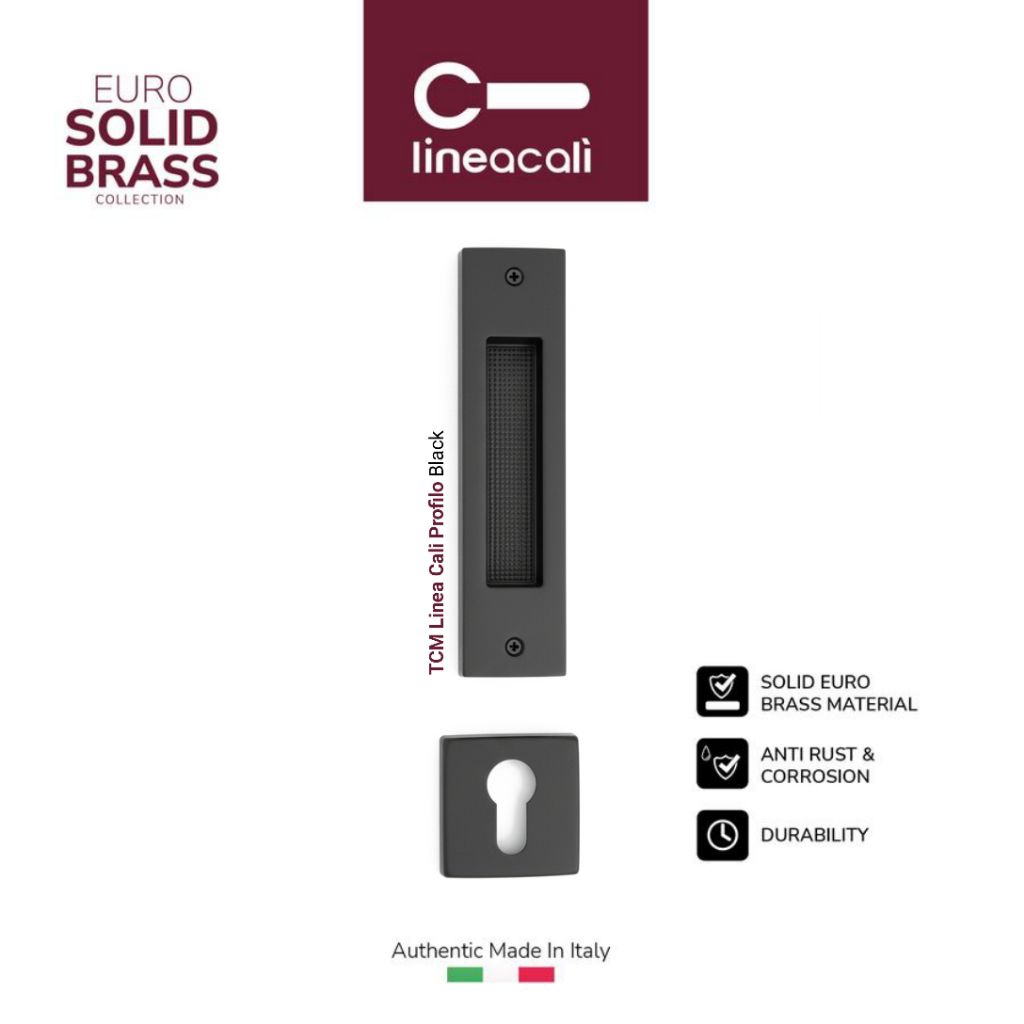 Tarikan Comen - Handle Tanam Pintu Geser Flush Pull LINEA CALI PROFILO