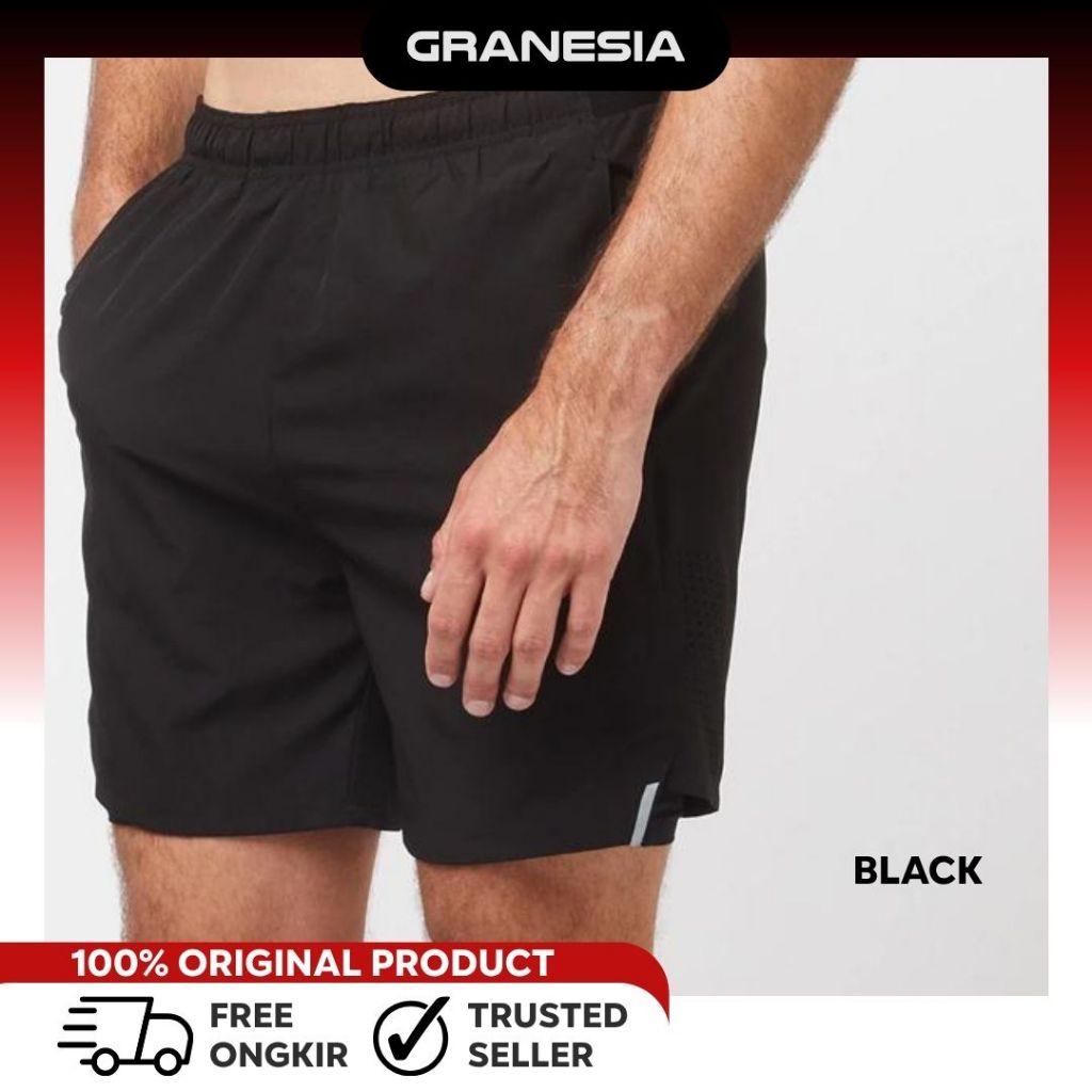 Celana Pendek Olahraga Pria Anko Active Mens Dual Layer Shorts|Celana Olahraga Lari Cowo Running Sho