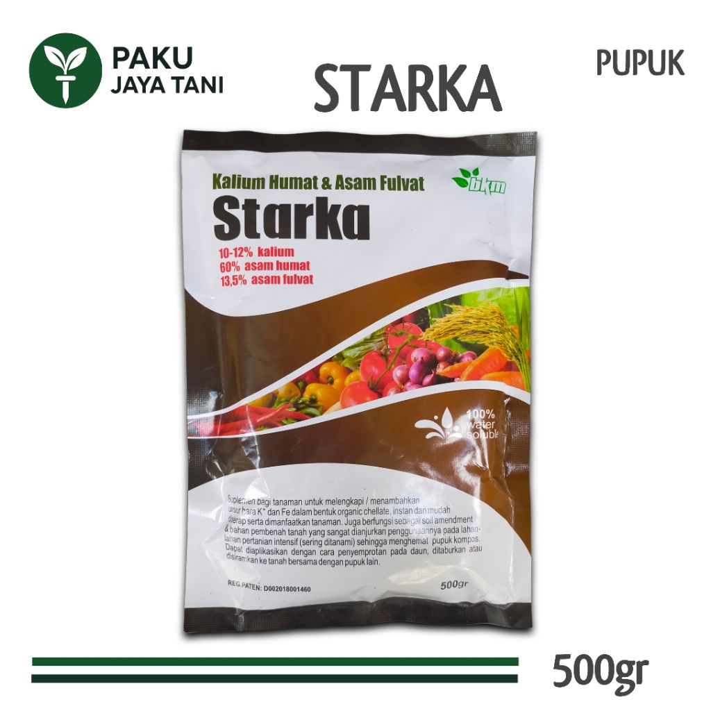 STARKA - 500gr | PUPUK KALIUM HUMAT | PUPUK PEMBENAH TANAH | PUPUK PENYUBUR TANAH | PUPUK KALIUM + A