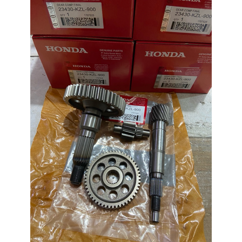 GIGI RASIO BEAT FI GEAR RASIO HONDA KZL VARIO 110 FI GEAR GER RASIO ORI HONDA SCOOPY FI BEAT FI