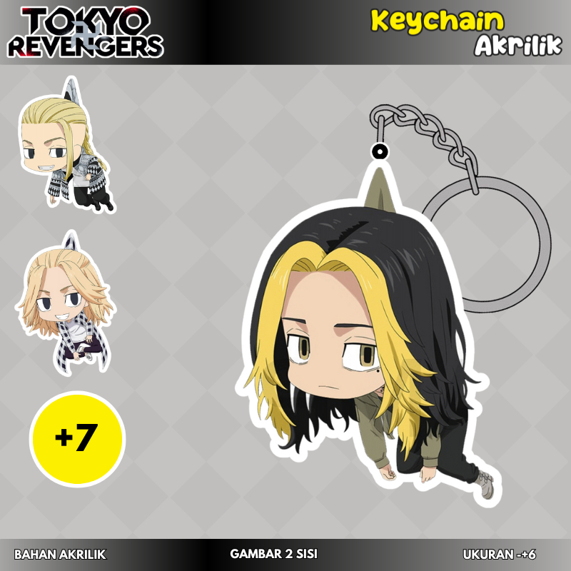 [Tokyo Revengers] Keychain & Strap Handphone full akrilik karakter Hanemiya anime tokyo revengers