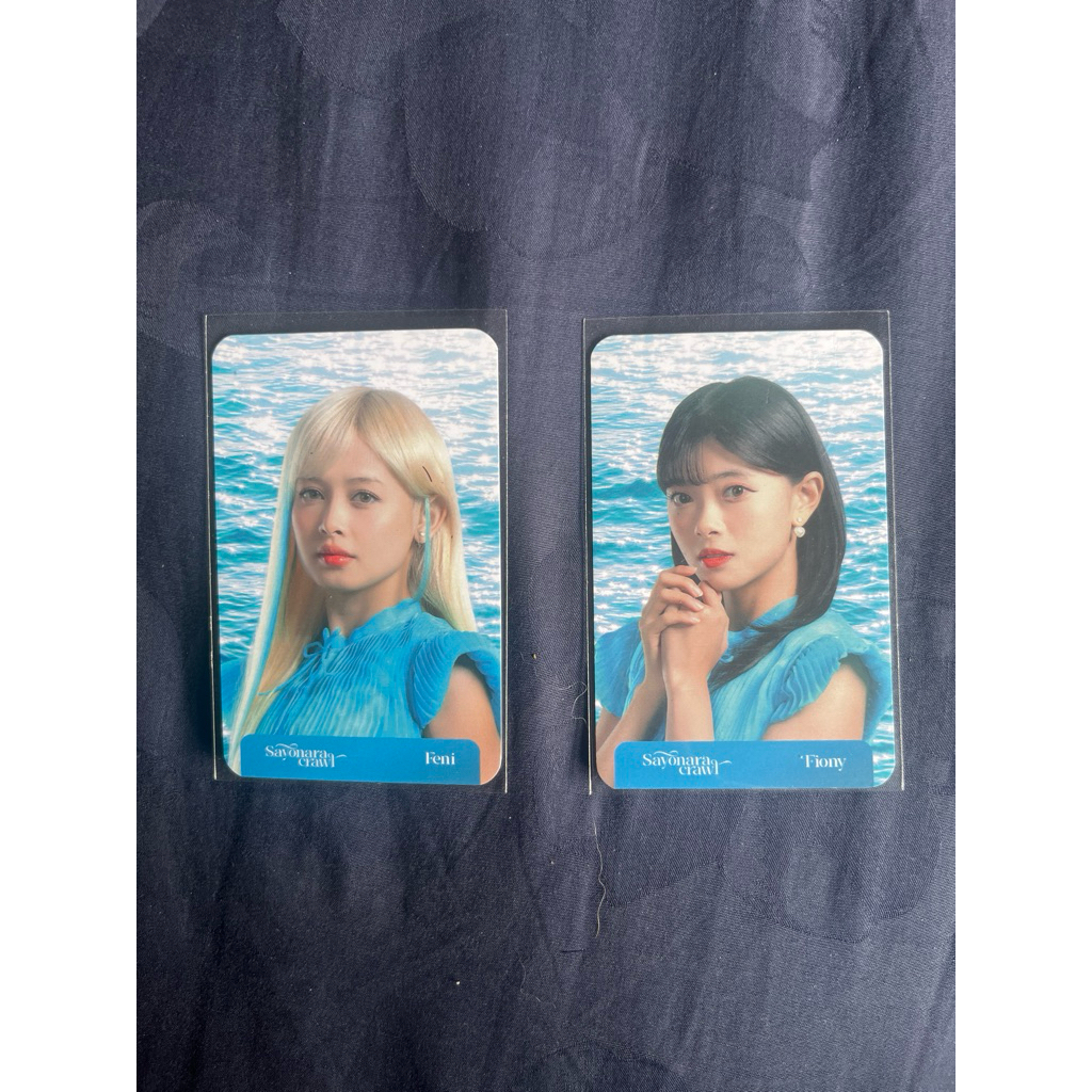 Photocard OFFICIAL JKT48 Sayonara Crawl | Feni, Fiony