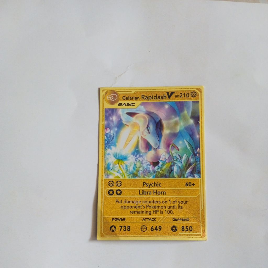 kartu pokem on rapidash pokemon