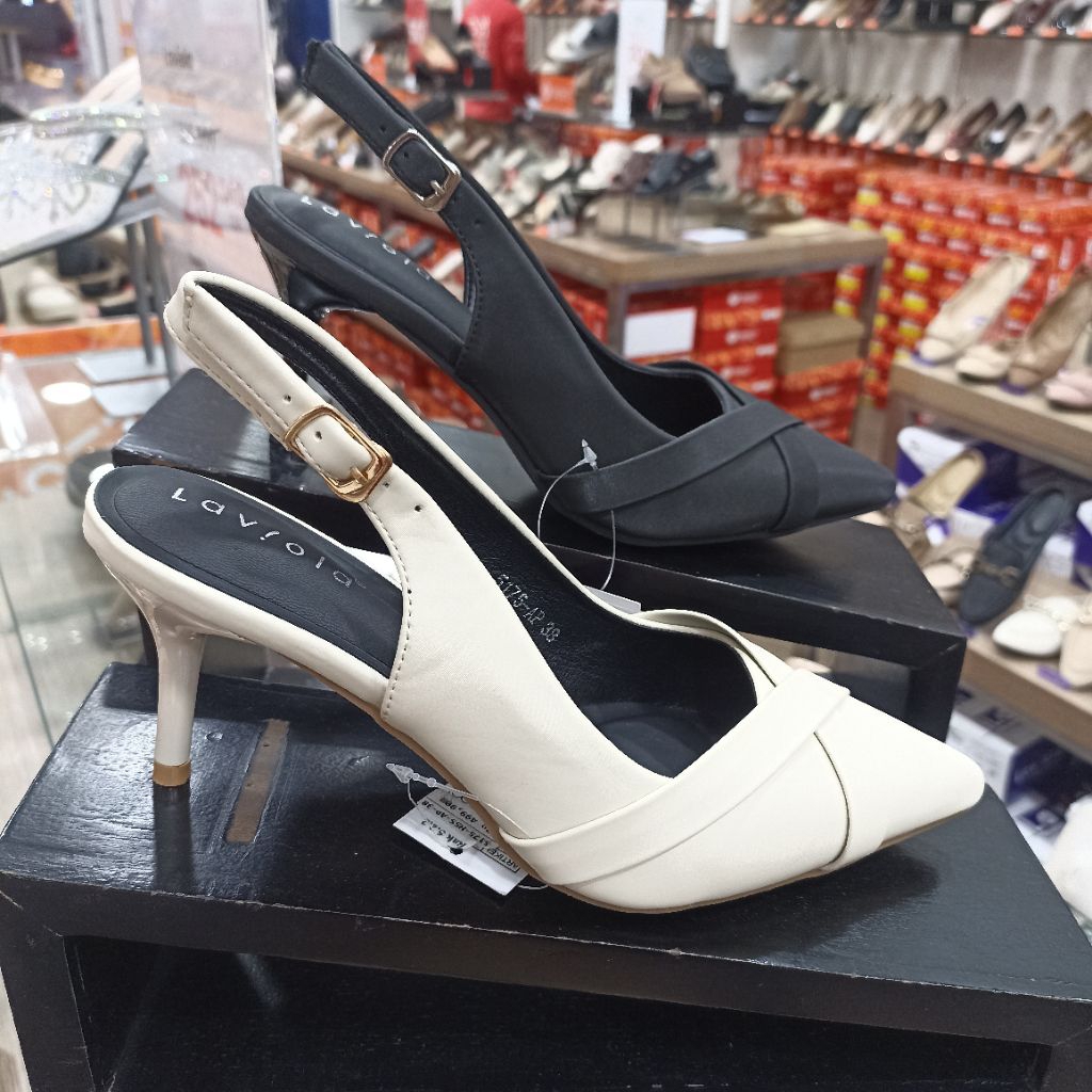 Sepatu Slop Hak LAVIOLA