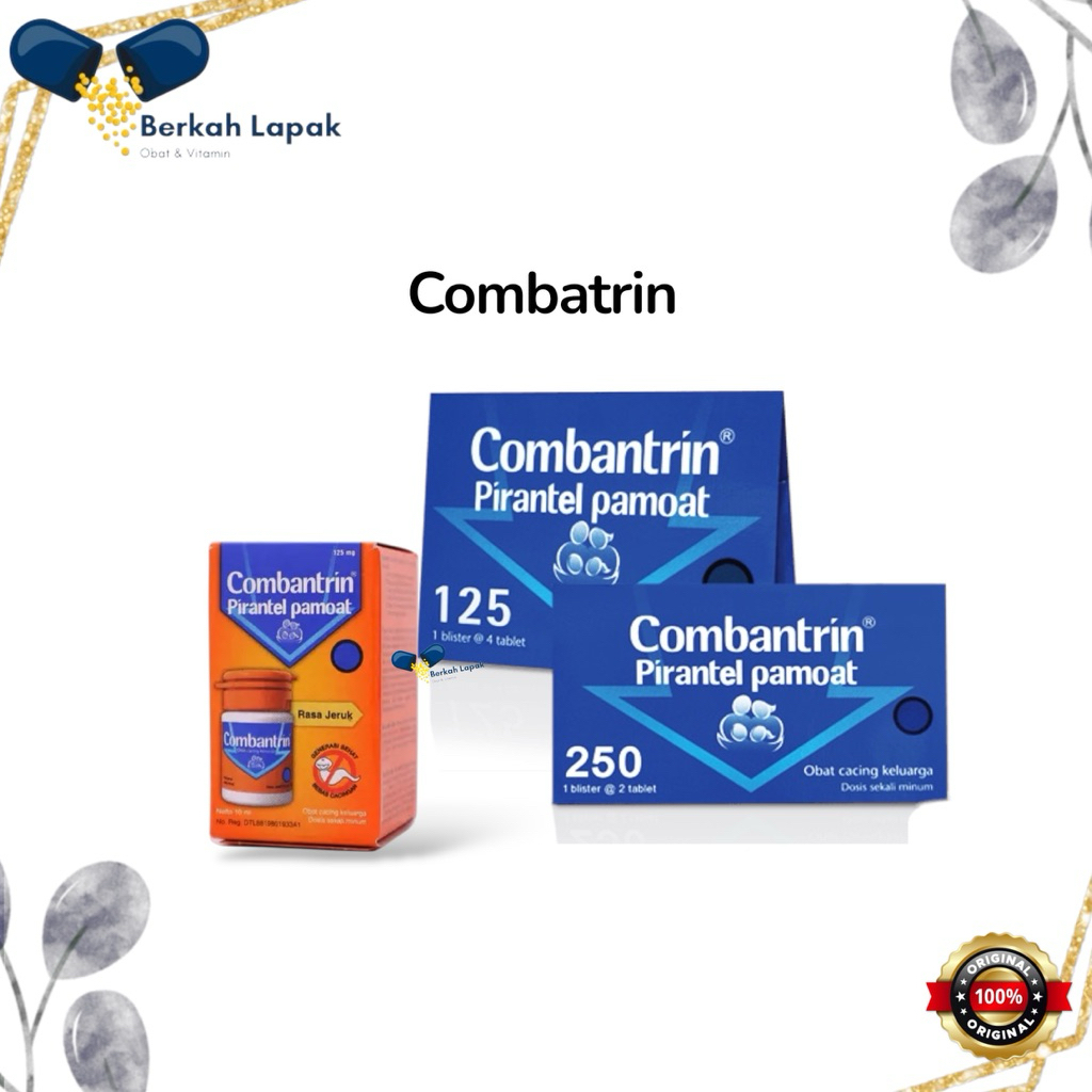 Combatrin – Obat Cacing Anak Dan Dewasa – Sirup & Tablet