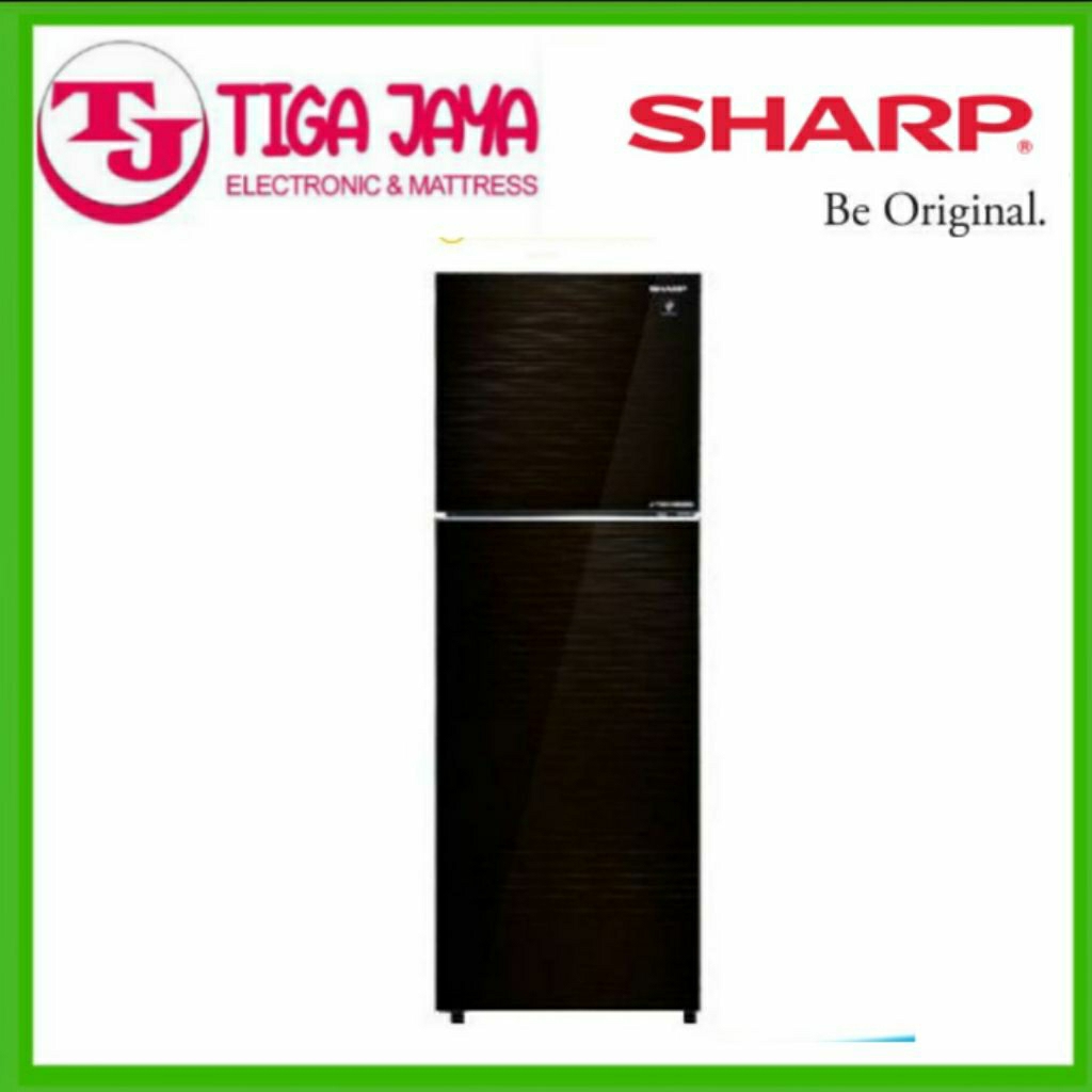 SHARP SJ-456GI-MK KULAS 2 PINTU 352 LITER INVERTER BLACK SJ456GI