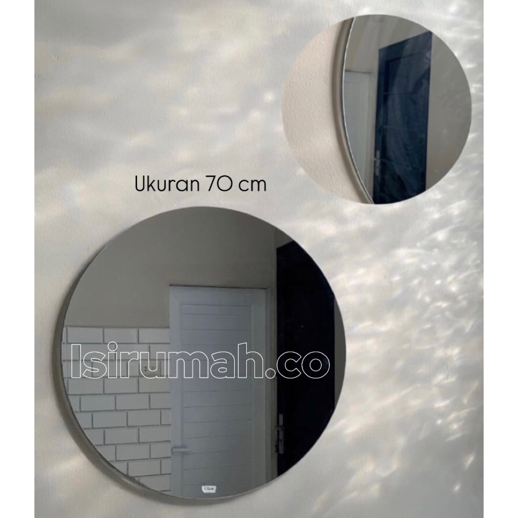 cermin polos estetik/cermin estetik/cermin bulat polos