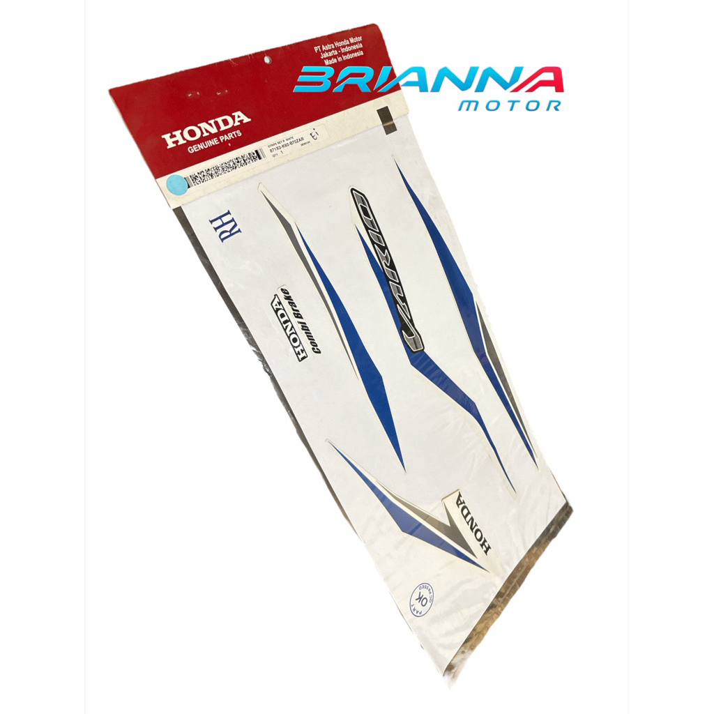 STRIPING BODY KANAN PUTIH NEW VARIO 125  871X0 K60 B70ZAR