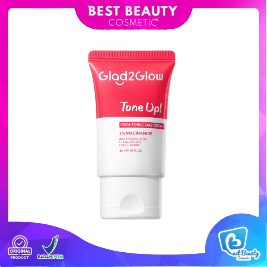 Glad 2 Glow Brightening Day Cream 2% Niacinamide 30 ml G2G Glad 2 Glow | Best Beauty Cosmetic