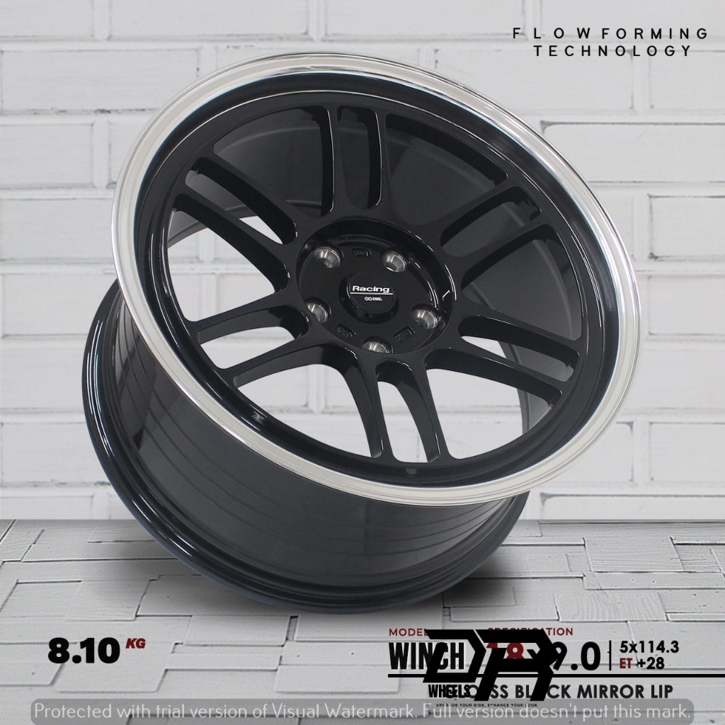 Velg mobil dengan tampilan warna terbaru ring 18 lebar 9 untuk innova reborn