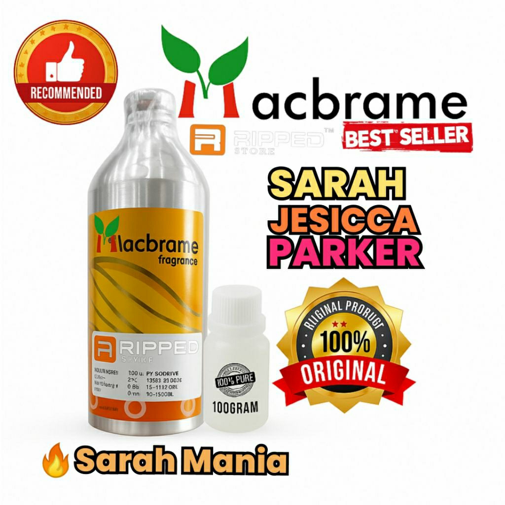 100ML Sarah Mania Bibit Parfum Murni Sarah Jessica Parker Original Macbrame