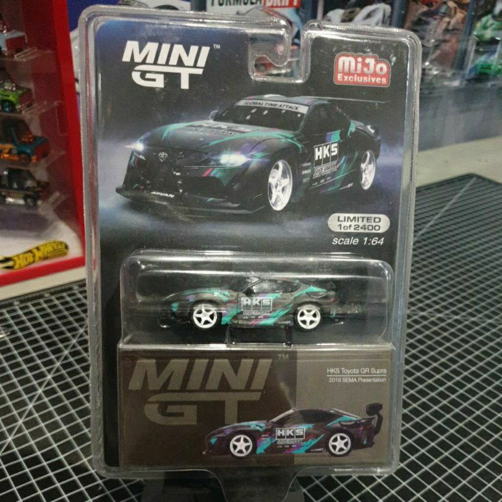 MINIGT HKS TOYOTA GR SUPRA 2019 SEMA PRESENTATION