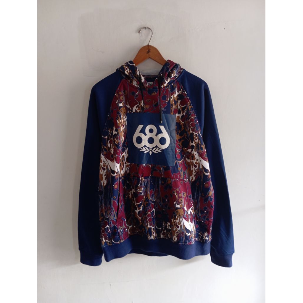 hoodie pullover fleece all over print 686