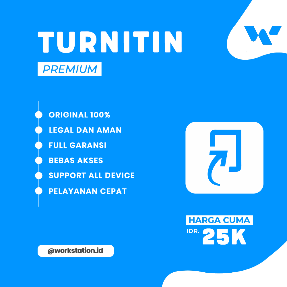 Turnitin Premium 1 Bulan Bergaransi