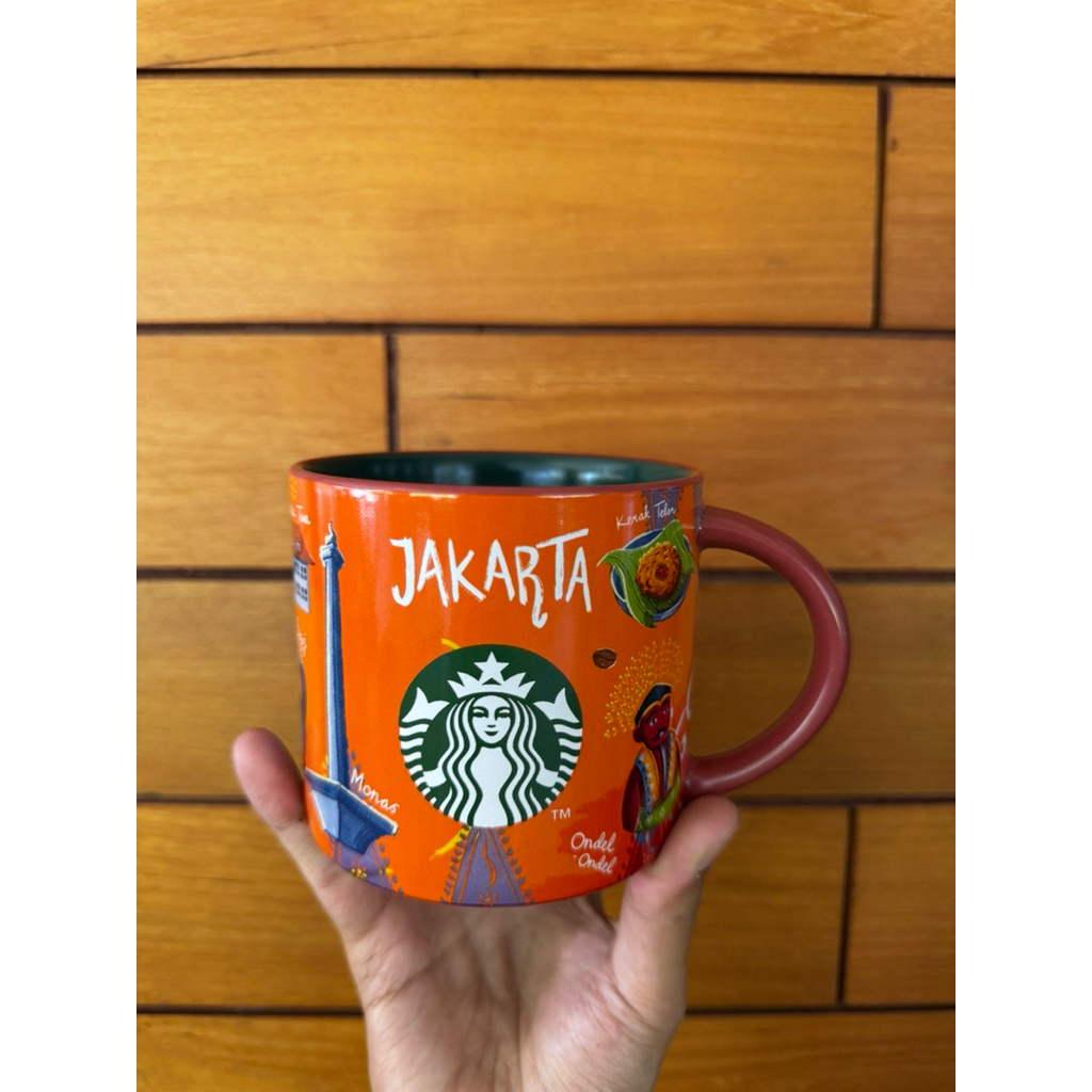 Starbucks Mug City-Jakarta Grande/16 oz/473 ml
