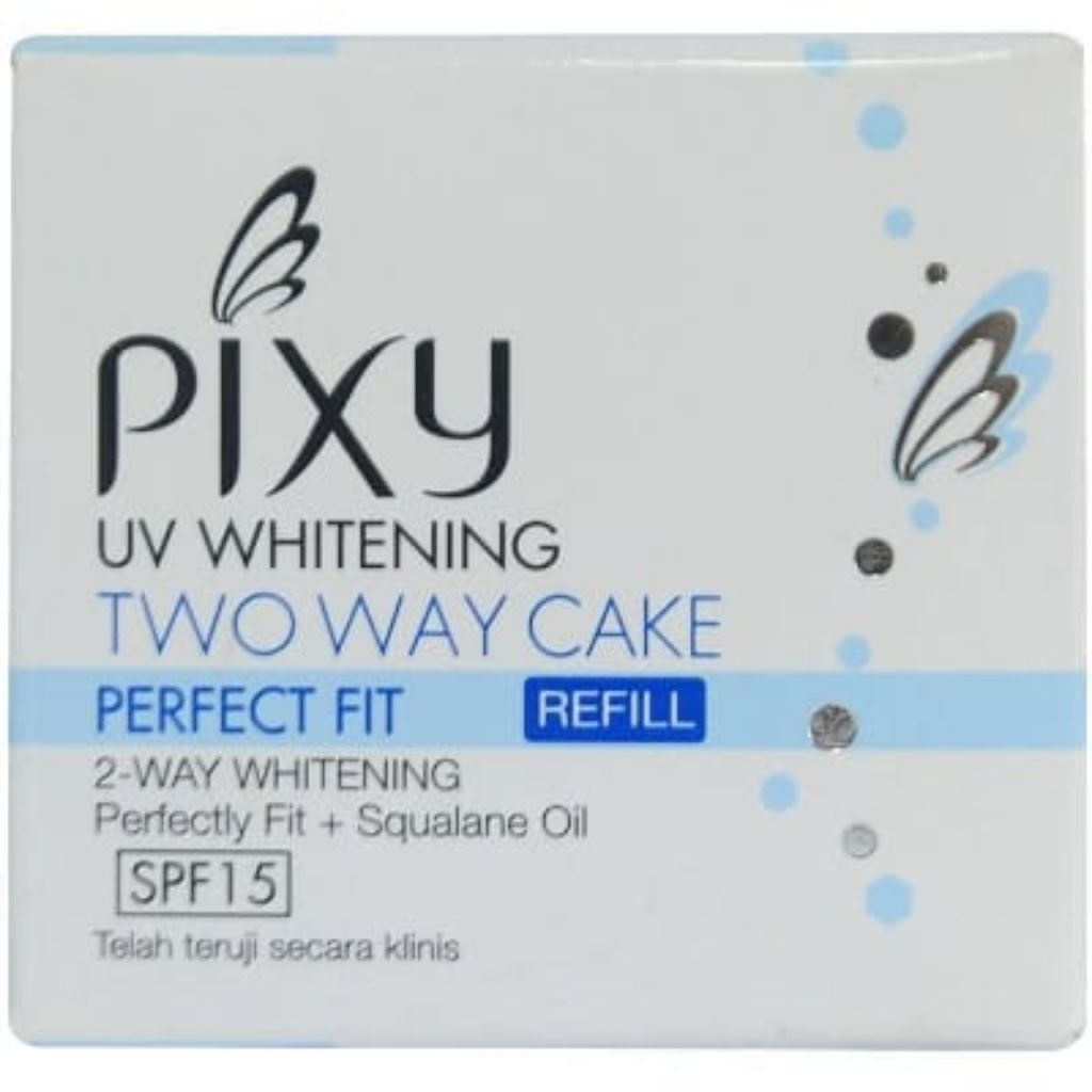 [PAKET HEMAT 3PCS] Pixy UV Whitening Bedak Wajah Two Way Cake Perfect Fit Natural Beige Refill
