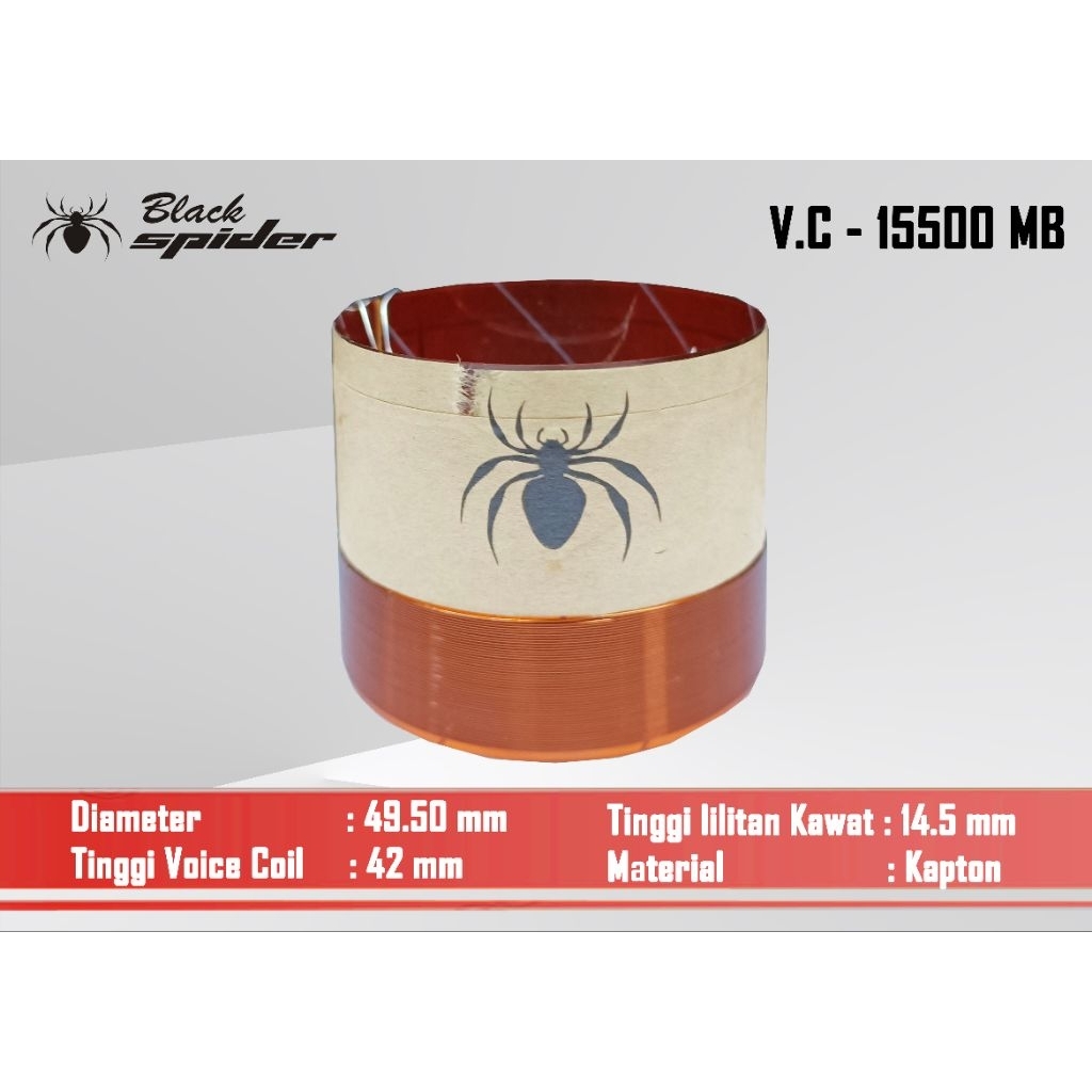Voice Coil Black Spider BS 15500 MB (ORIGINAL)