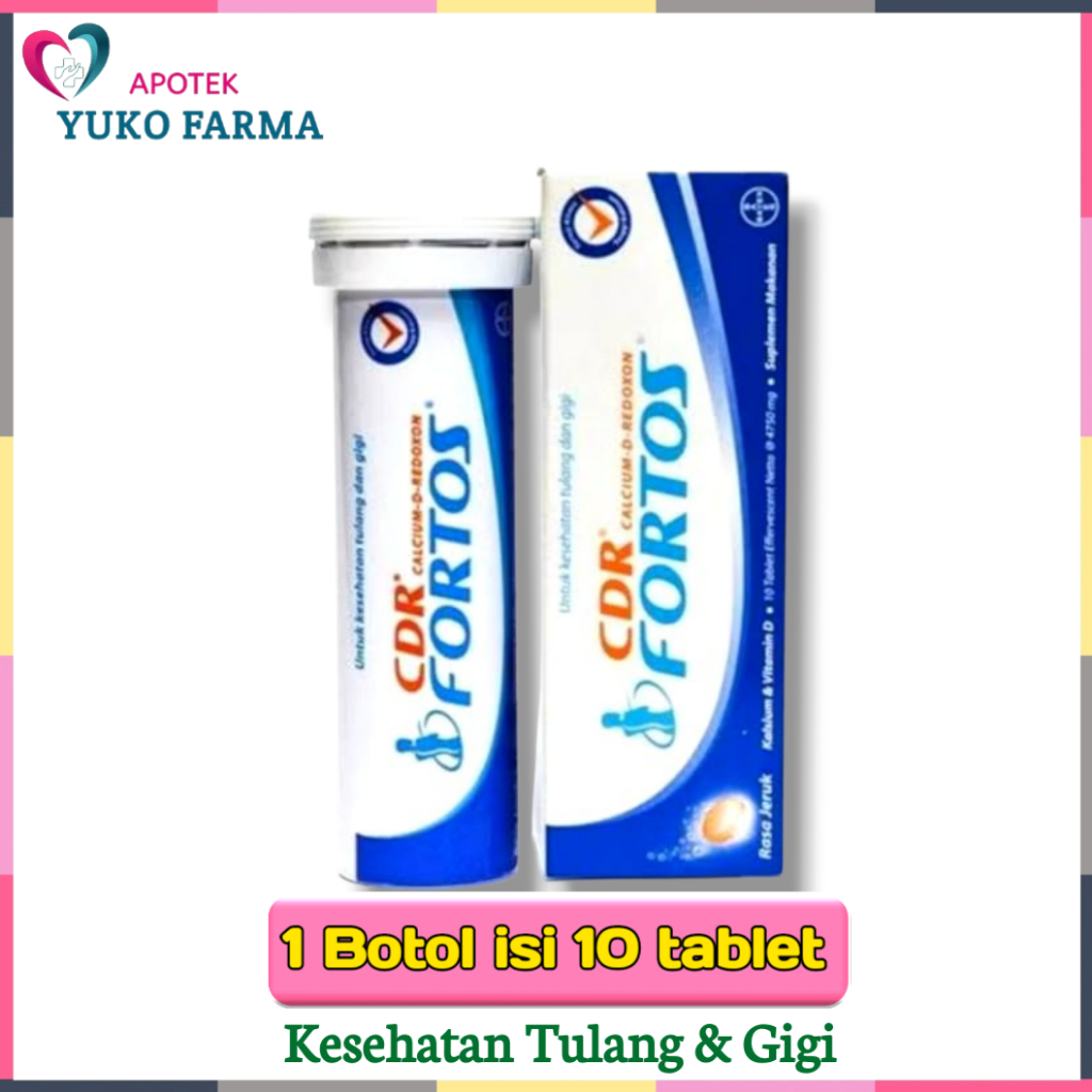 CDR Fortos 10 Tablet Untuk Kesehatan Tulang