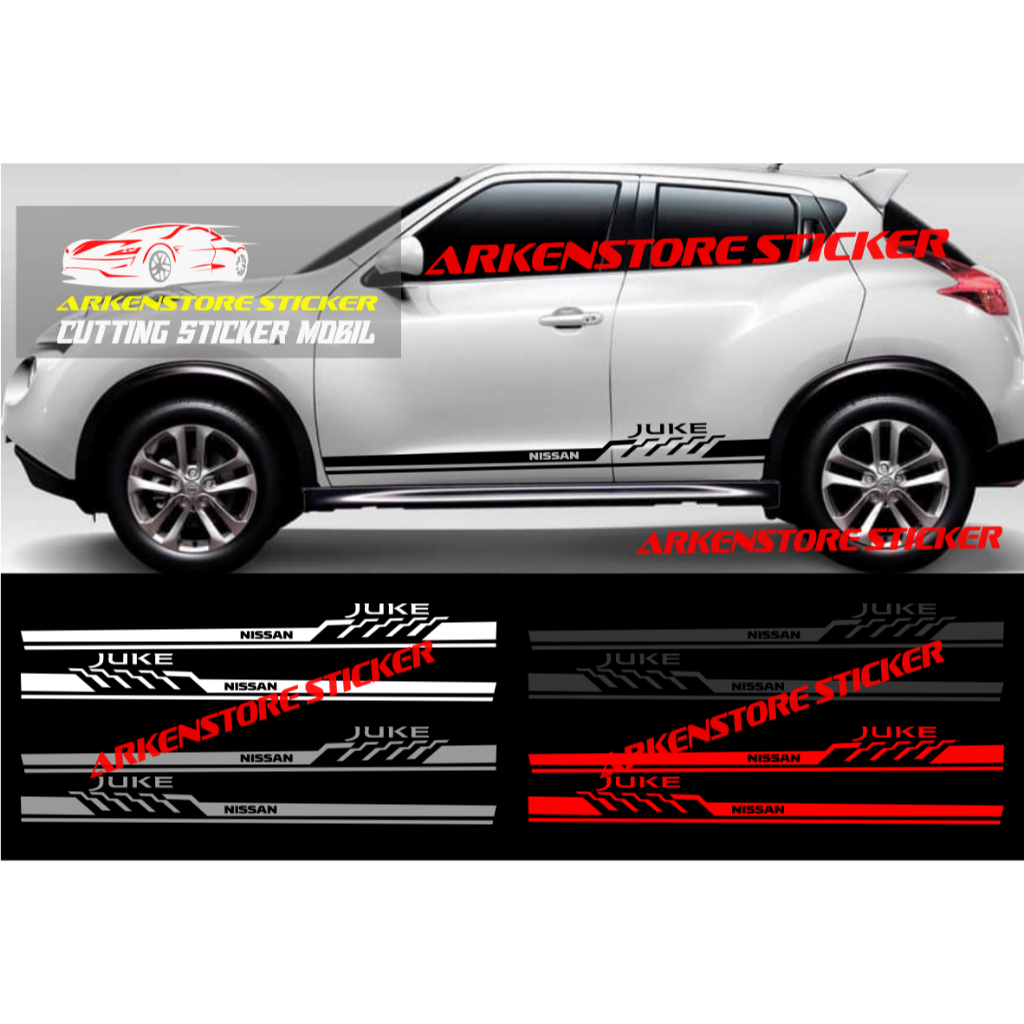 Promo sticker mobil juke cutting sticker stiker mobil nissan juke stiker juke