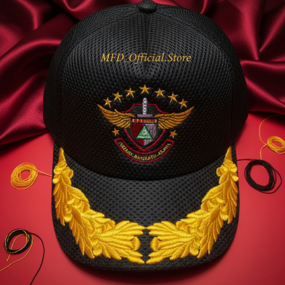 MFD topi BANSER PREMIUM logo Banser Wings Pamen Free Nama