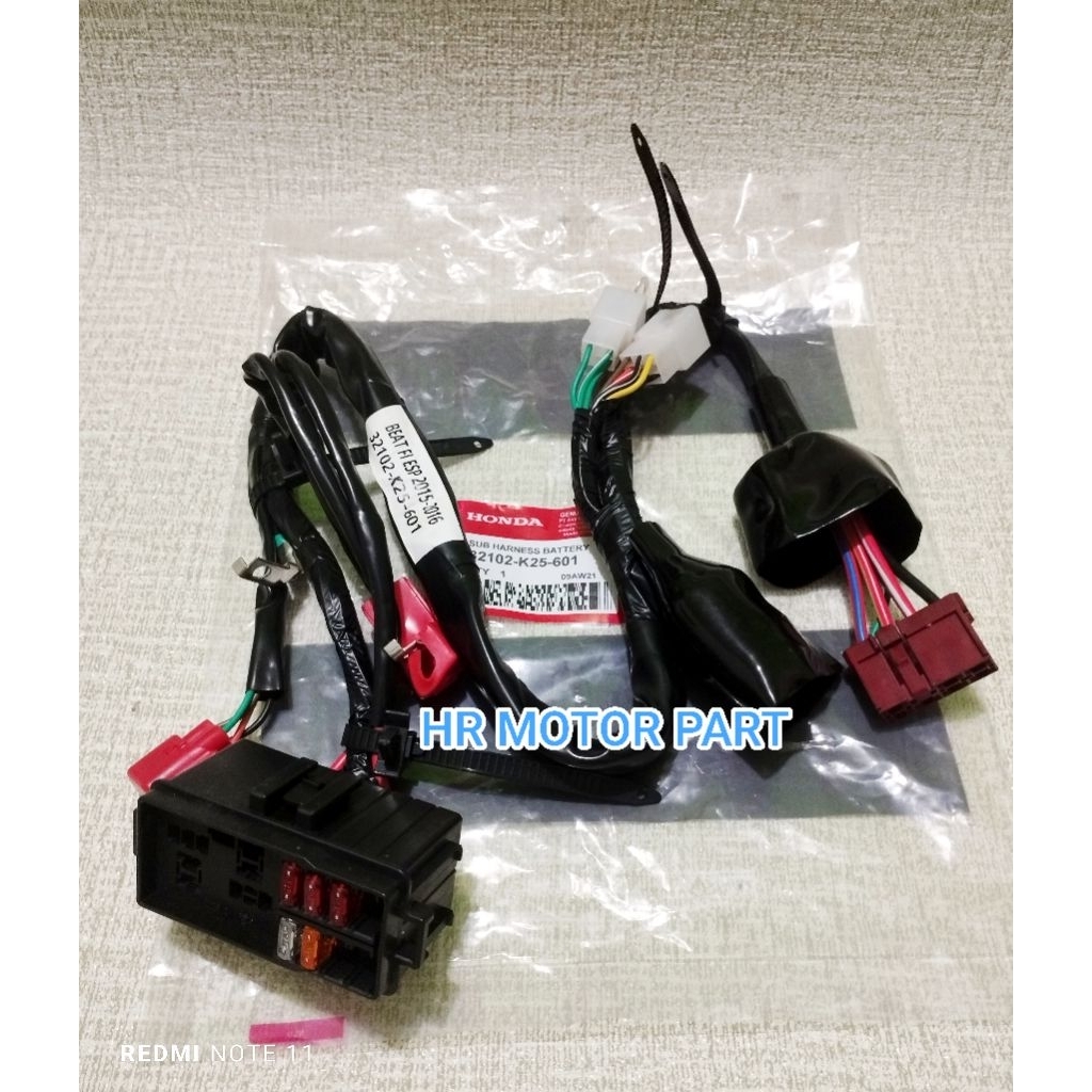KABEL ECU/AKI/RUMAH SEKRING BEAT FI ESP 2015-2016 KABEL AKI BEAT FI ESP STATER HALUS  BEAT FI ESP 20
