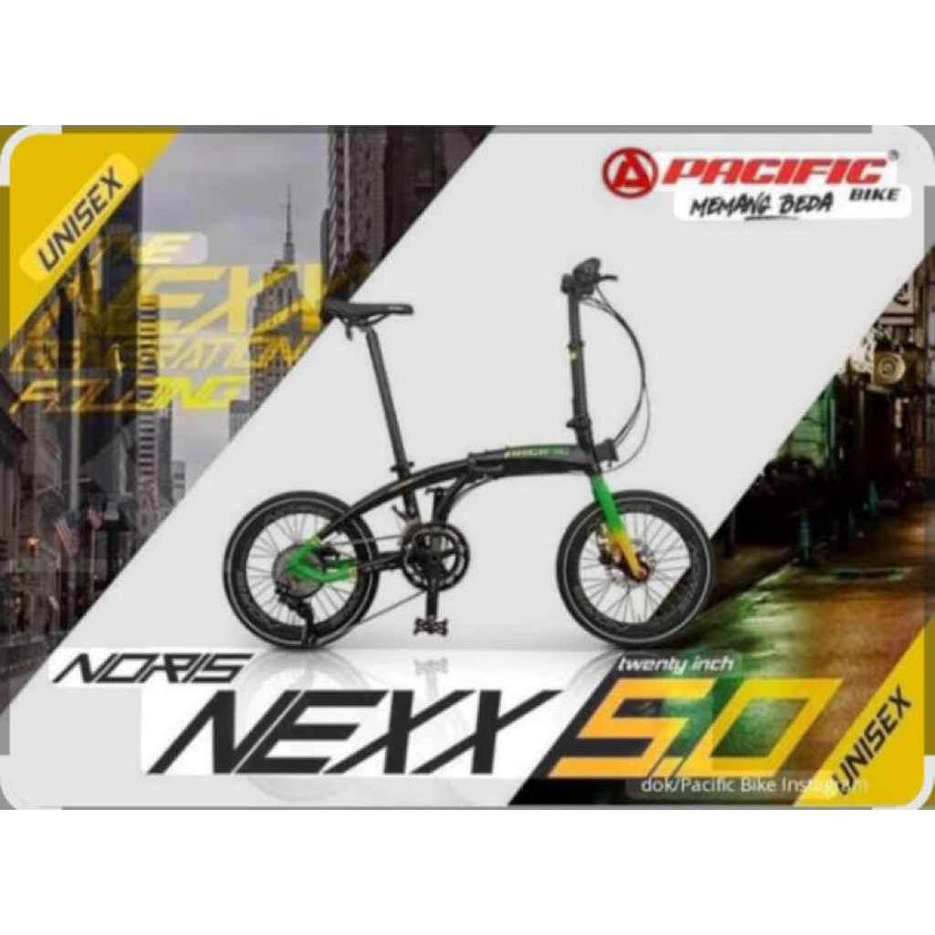 Sepeda Lipat Pacific 20 inch Noris Nexx 5.0