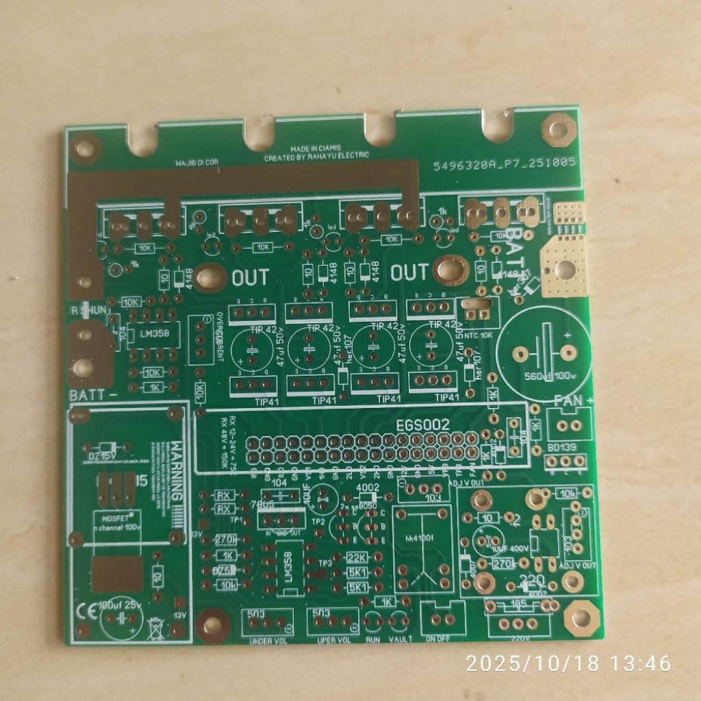 Pcb inverter 1000watt pure sine wave egs002 bonus rshunt