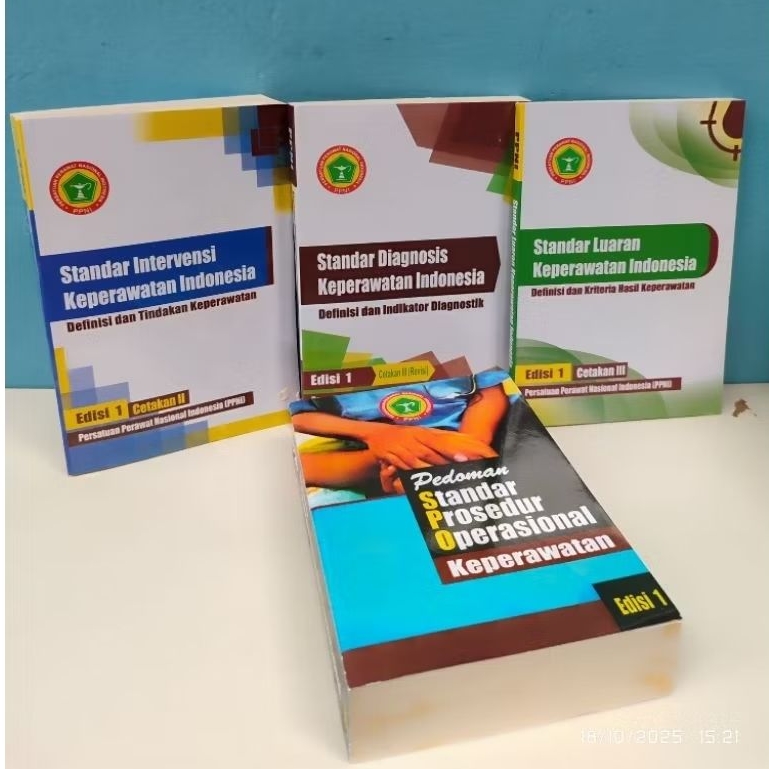 Paket 4 Buku Paket keperawatan Indonesia PSPOK ,SIKI-SLKI-SDKI