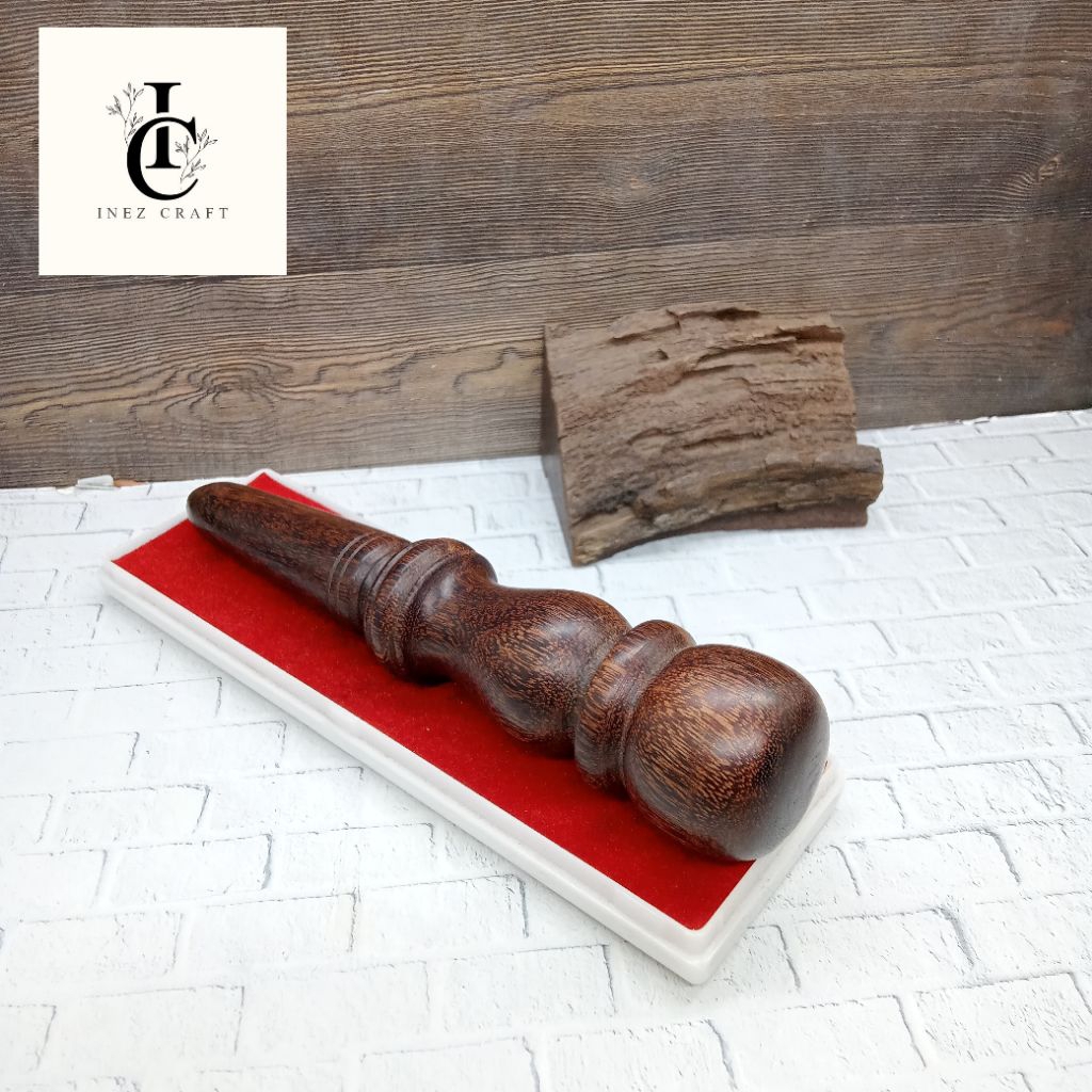 Alat pijat kayu tradisional kayu galih asem 15cm R69
