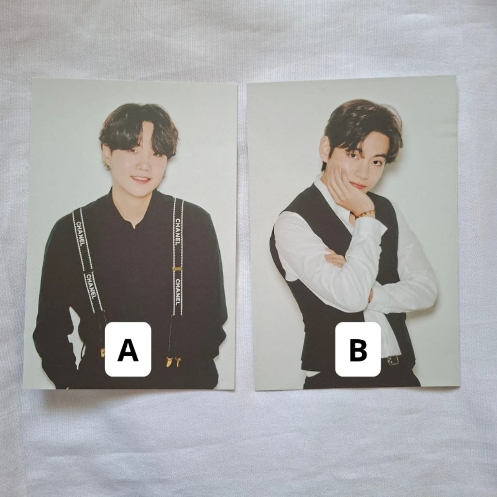 POSTCARD SUGA TAEHYUNG V BTS 2021 NEW YEARS EVE LIVE