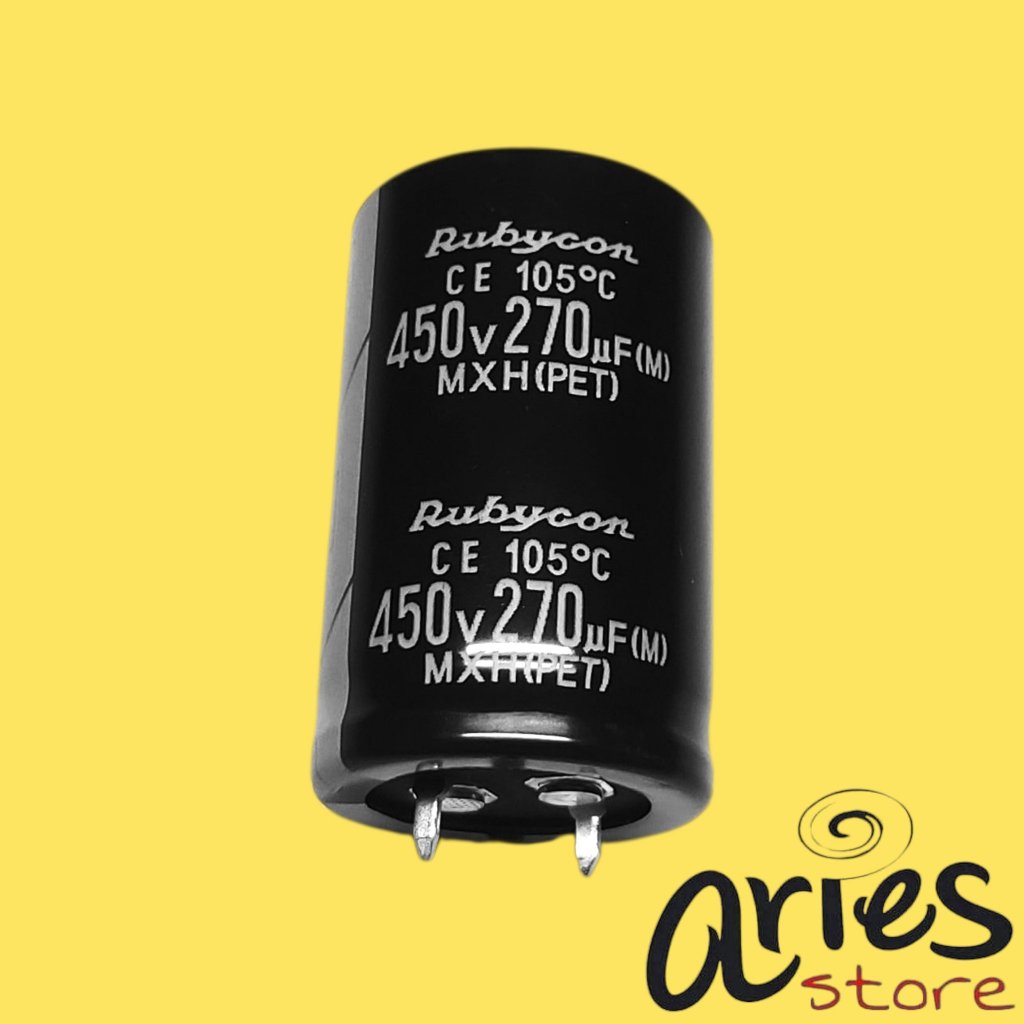 ELCO 270uf 450v RUBYCON ORIGINAL PENGGANTI 220uf 450v