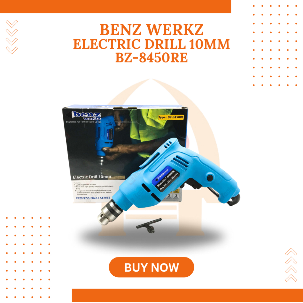 BENZ Mesin Bor BZ8450re - Mesin Bor Tangan 10mm BZ 8450RE