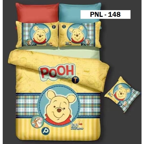 PO Sprei/ Bedcover Katun Jepang Panel Gambar Besar Custom Lembut Adem Super Cute Cocok untuk anak